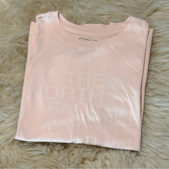 The North Face Light Pink Logo Crew Neck Short Sleeve Tee - Picture 5 of 5